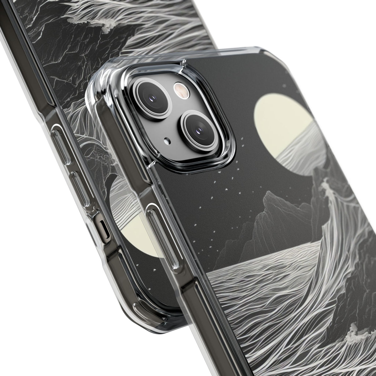 Moonlit Serenity - Phone Case for iPhone (Clear Impact - Magnetic)