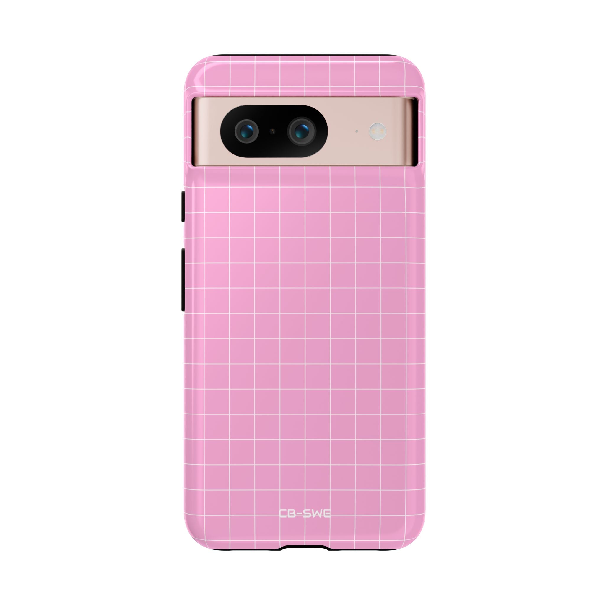 Pink Squares Align - Google Pixel Case