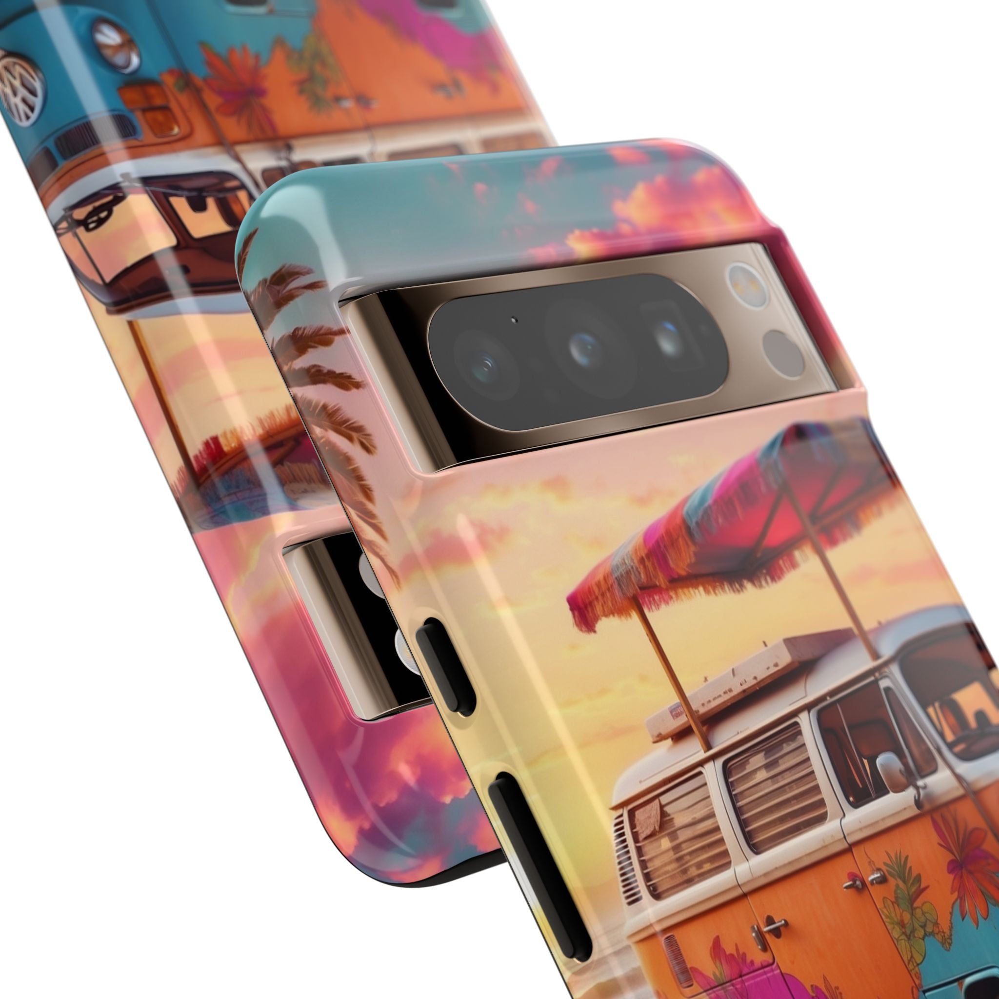 **Van Rests at Shore** - Google Pixel Case