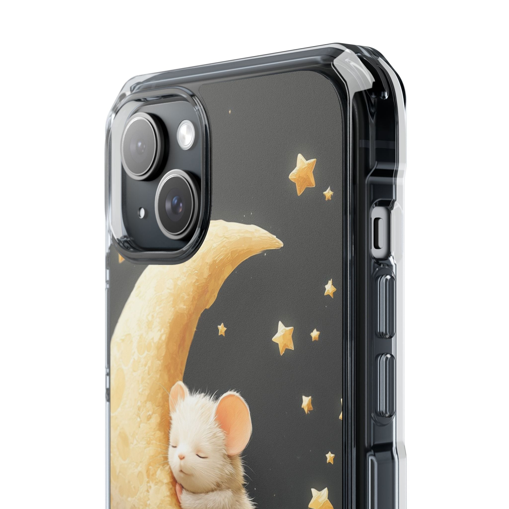 Moon Cradles Mouse iPhone Case - Impact