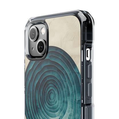 Waves Embrace Circles iPhone Case - Impact