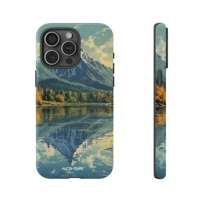 Mountain Reflects Calm - iPhone Case