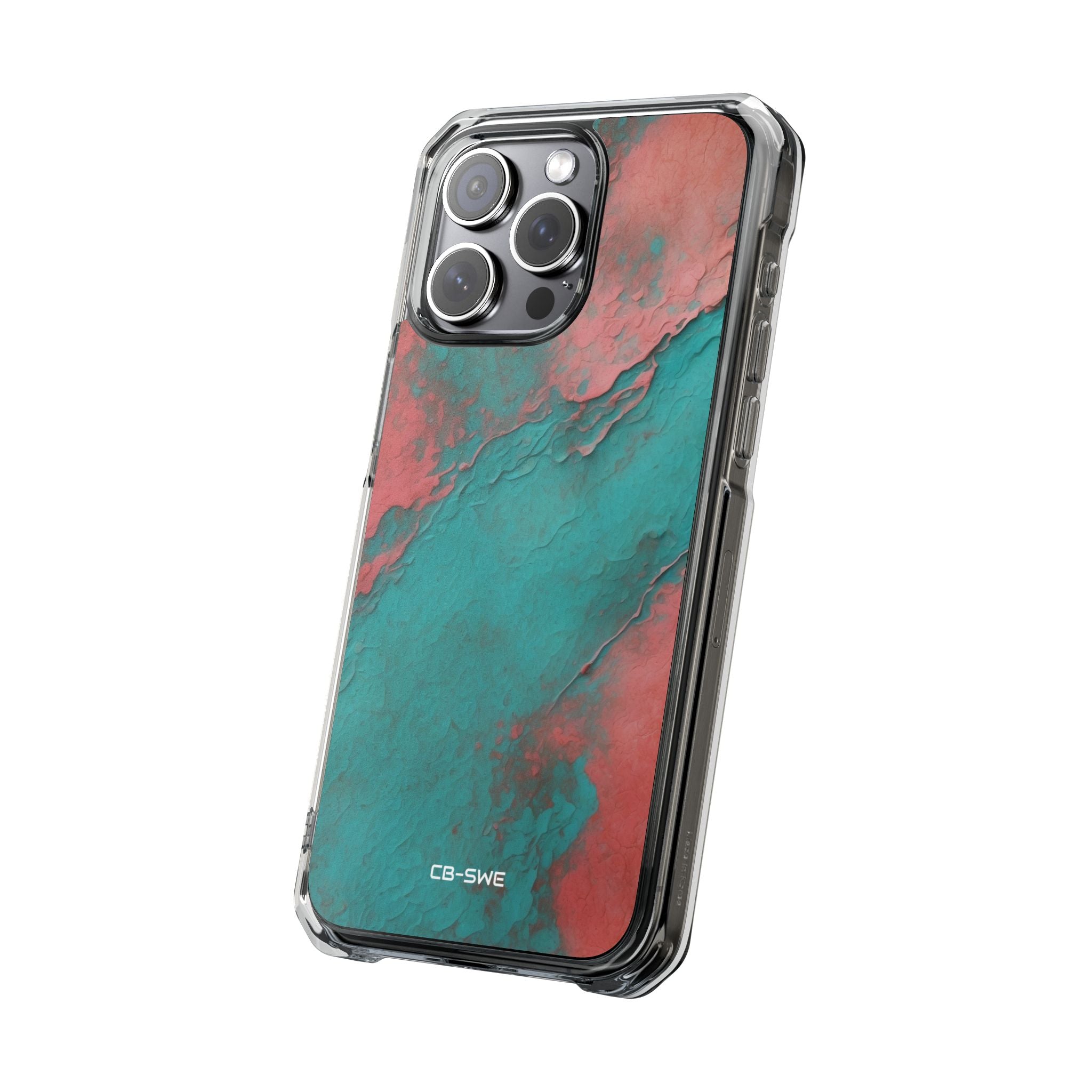Turquoise Waves Dance iPhone Case - Impact