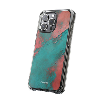 Turquoise Waves Dance iPhone Case - Impact