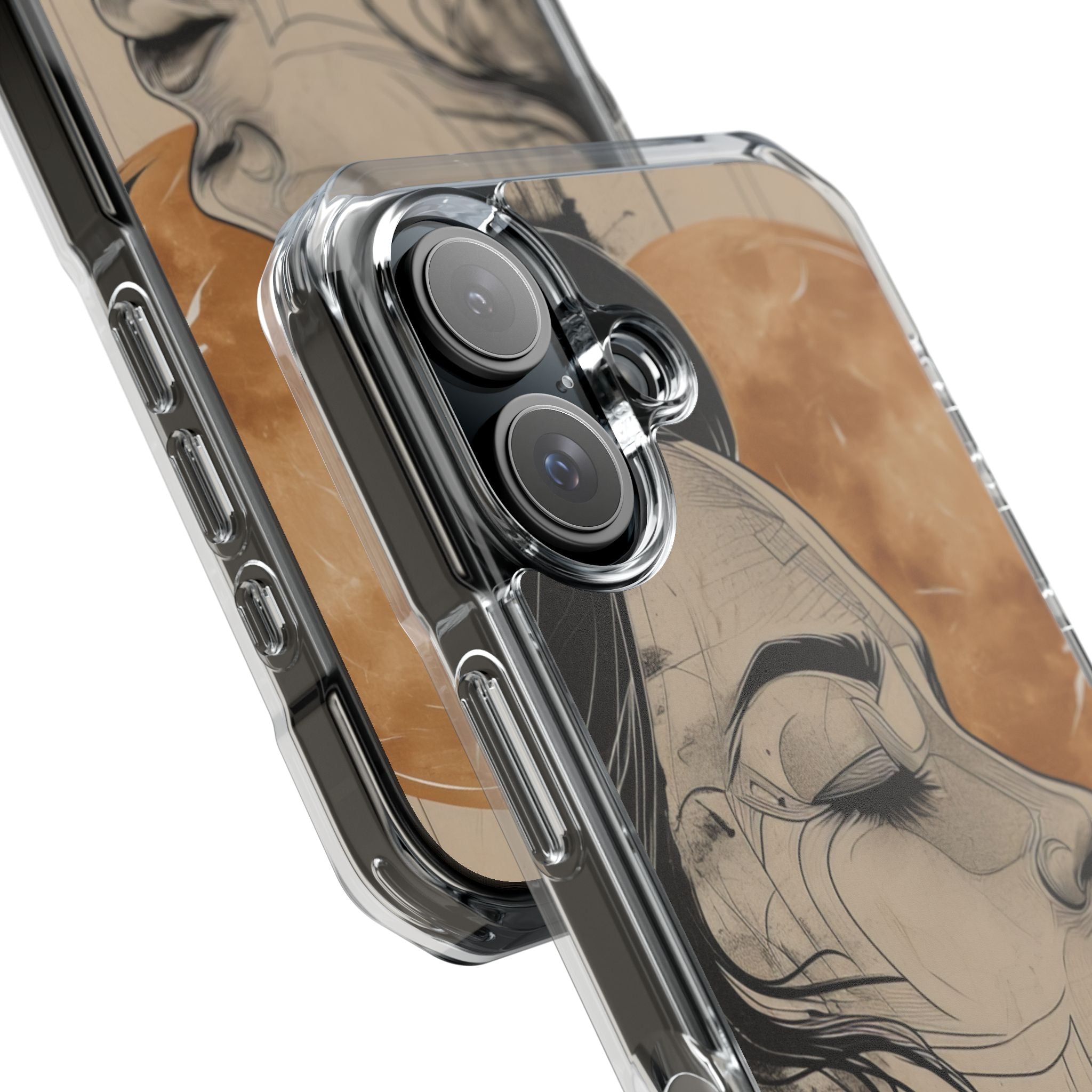 Moonlit Face Flow iPhone 16 - Impact Clear+