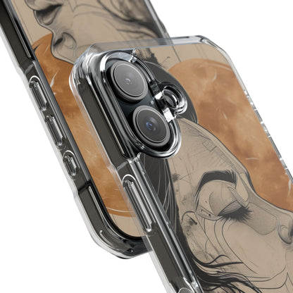 Moonlit Face Flow iPhone 16 - Impact Clear+