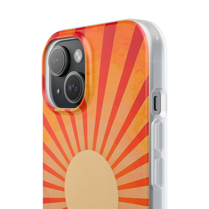 Sunburst Radiance iPhone 15 Case - Soft