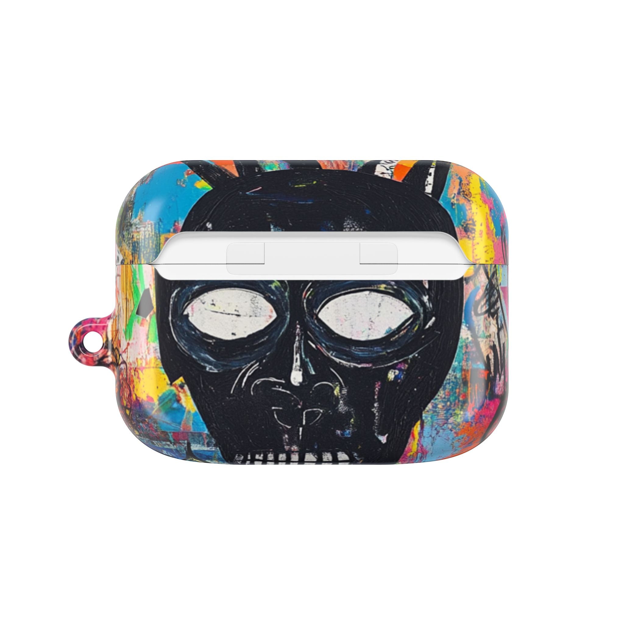 Neon Skull Burst - AirPods Case