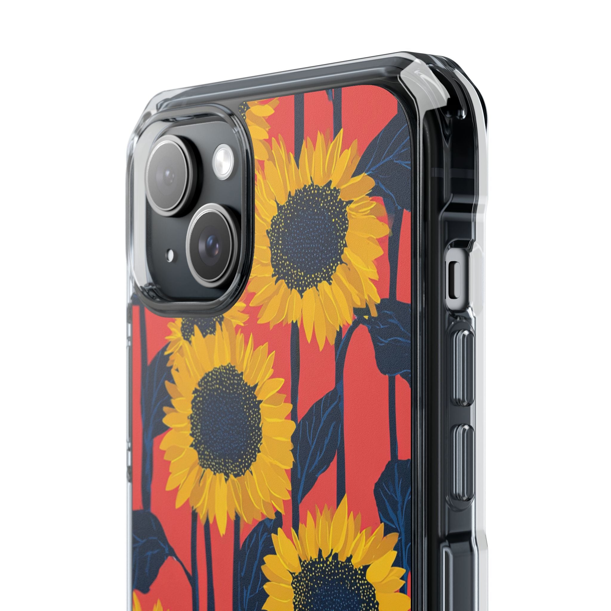 Vibrant Sunflower Rhythm iPhone Case - Impact