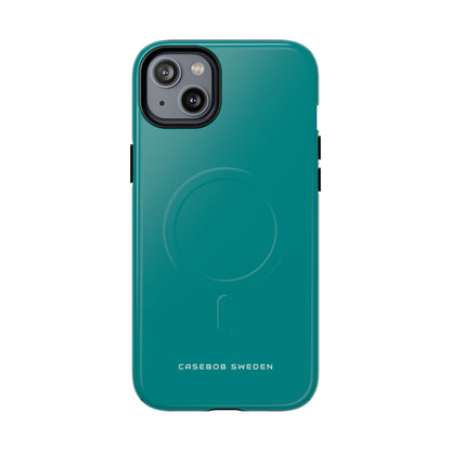 Dark Cyan iPhone 14 | Tough+ Phone Case