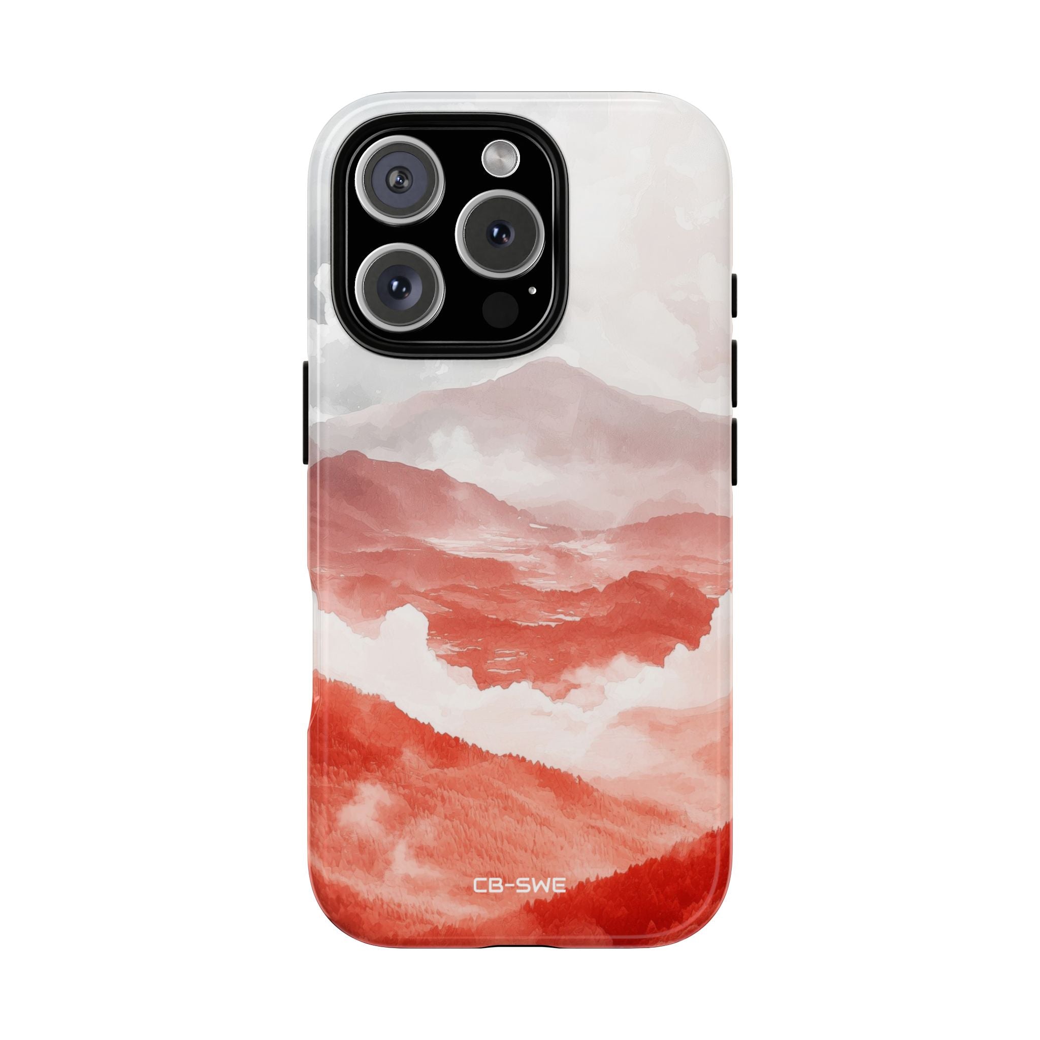 Mountain Flames Rise - iPhone Case