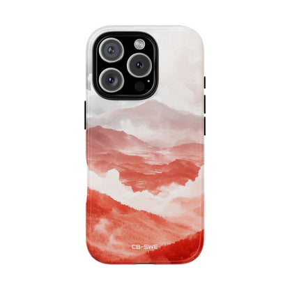 Mountain Flames Rise - iPhone Case