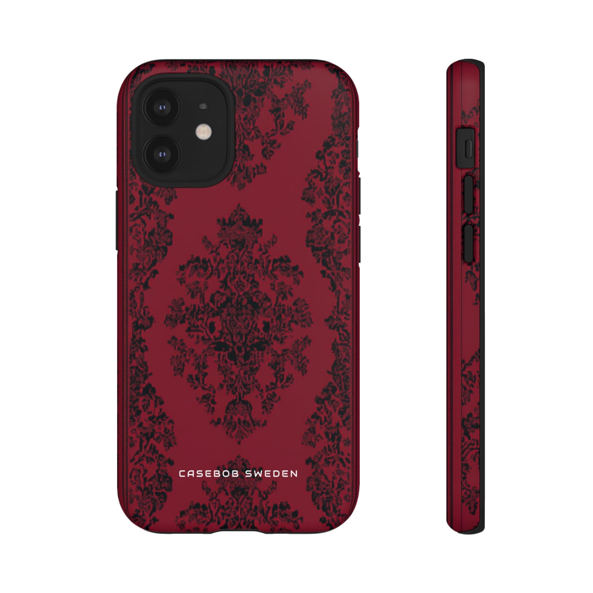 Gothic Crimson Elegance iPhone 12 - Tough Phone Case