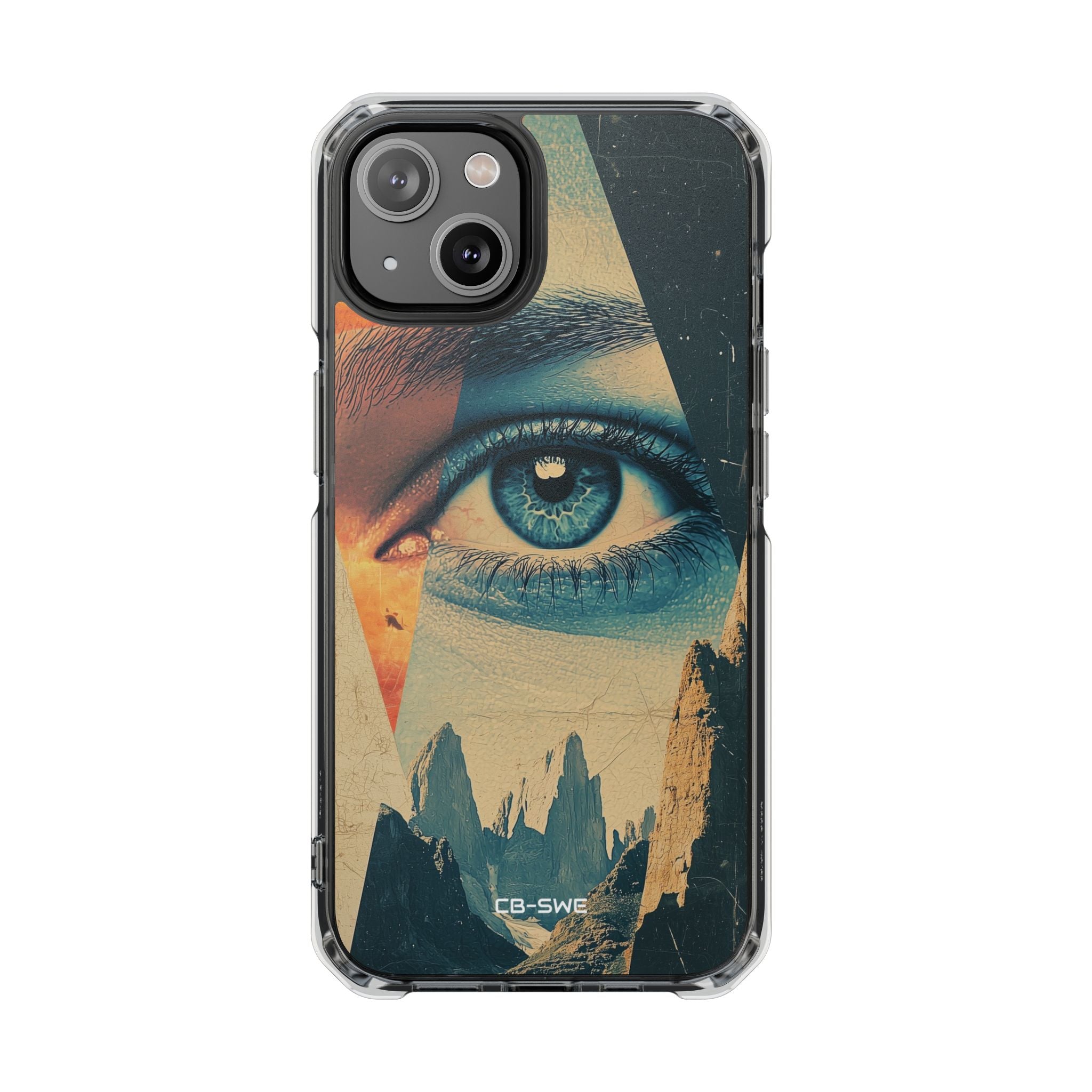 Eye Meets Mountains iPhone Case - Impact
