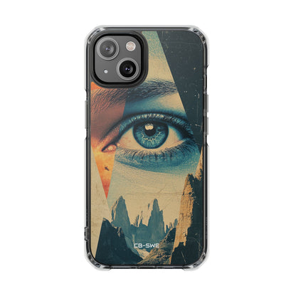 Eye Meets Mountains iPhone Case - Impact