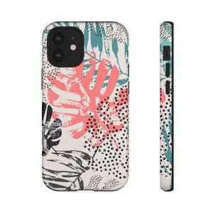 Rough Grunge Tropical - Protective Phone Case