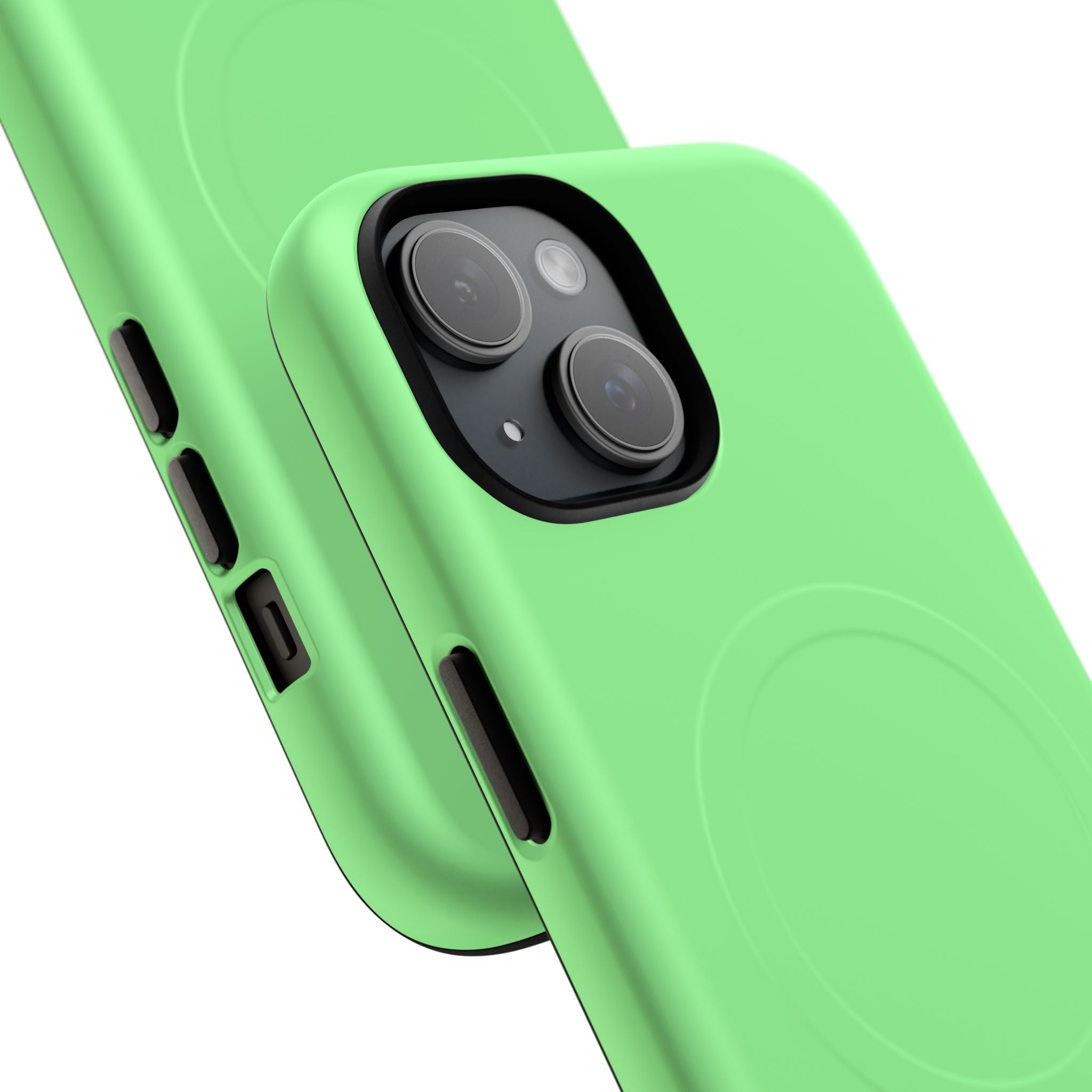 Pale Green iPhone 15 | Tough+ Phone Case