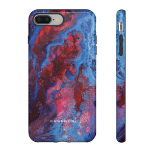 Deep Red Ink Art Phone Case - Protective - Protective Phone Case