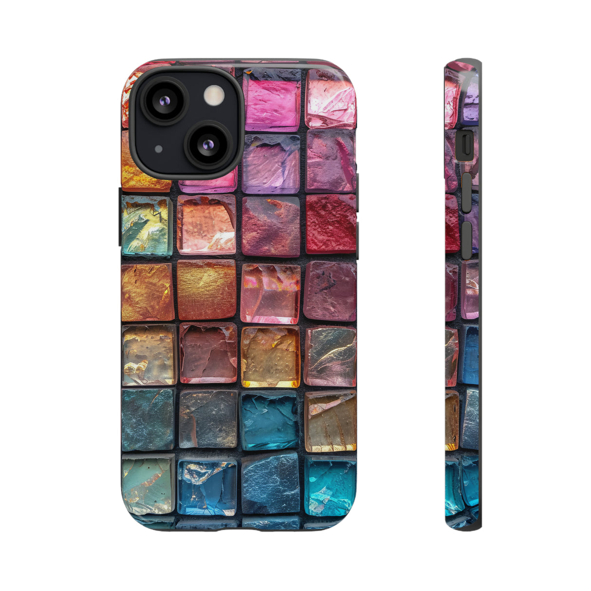 Pastell Mosaik Eleganz - Schutzhülle fürs Handy