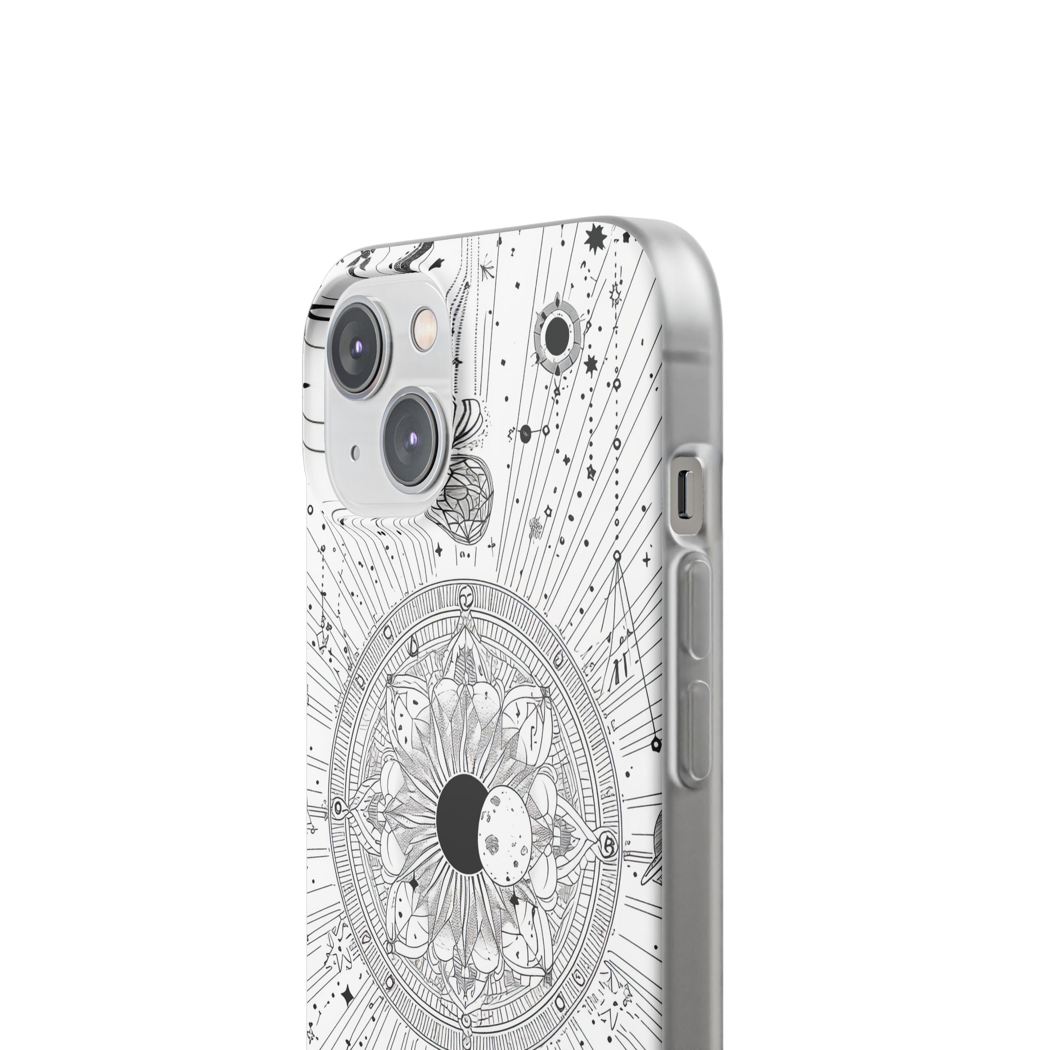 Celestial Mandala Mystique | Flexible Phone Case for iPhone