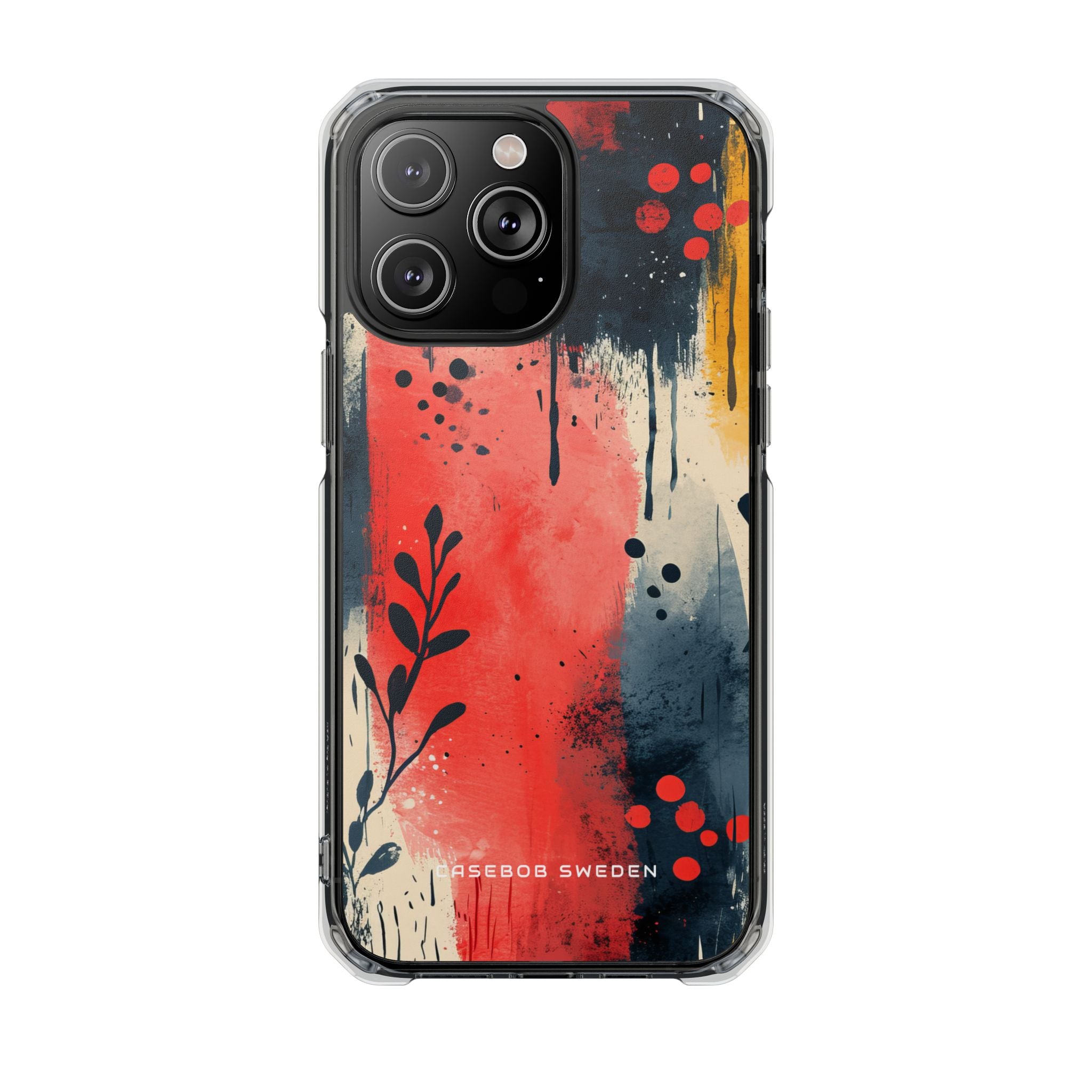 Vibrant Floral Energy iPhone 14 - Clear Impact Phone Case