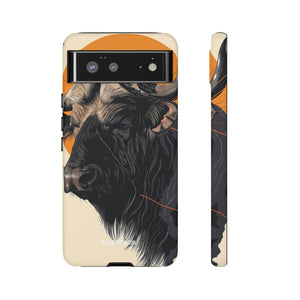 Majestic Buffalo Sun | Protective Phone Case for Google Pixel