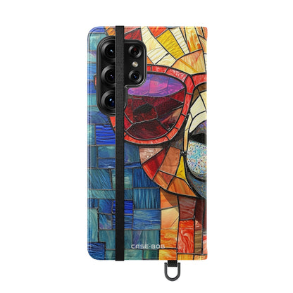 Sunglass Llama Mosaic - Samsung S25 Ultra Case - Wallet