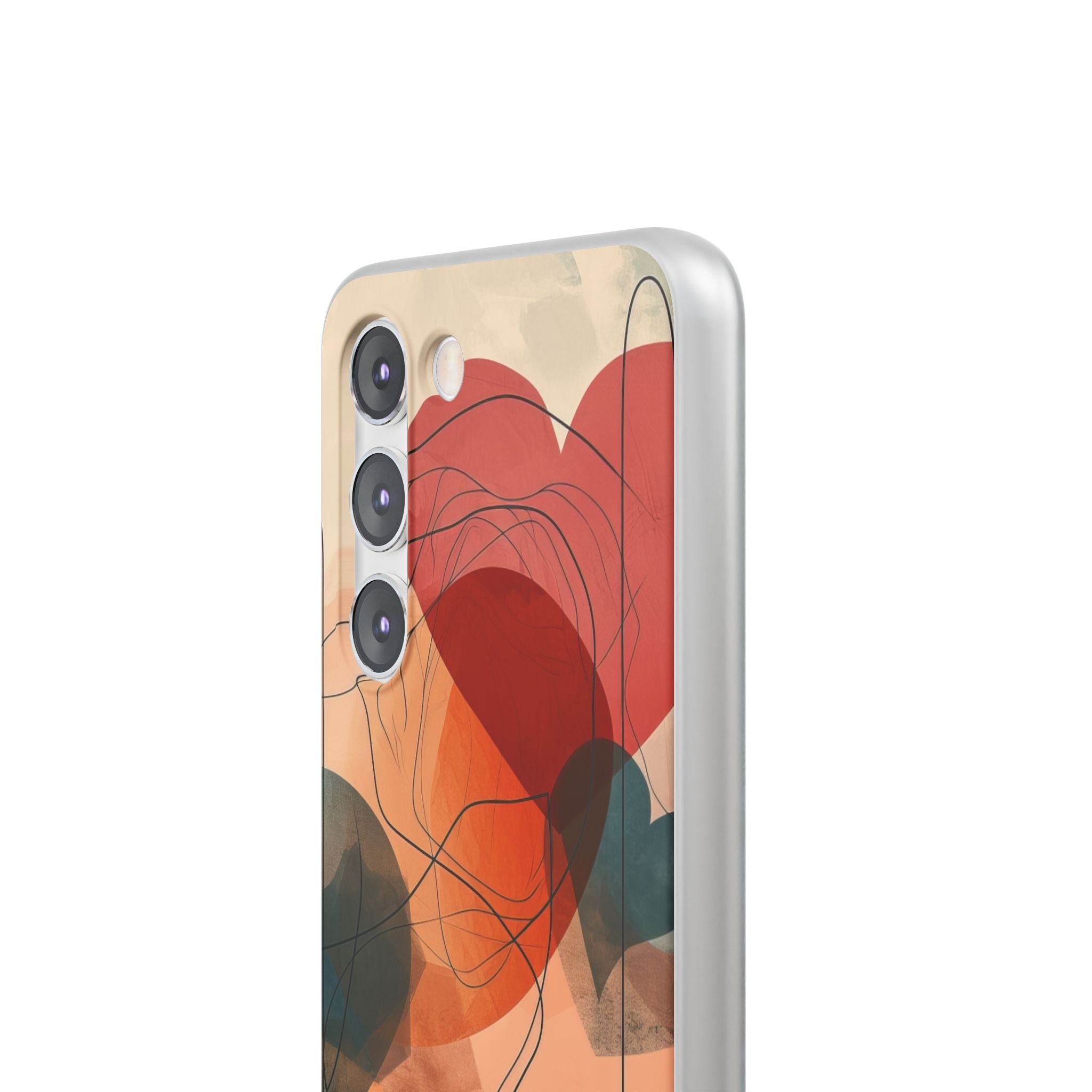 Abstract Heart Harmony | Flexible Phone Case for Samsung Galaxy