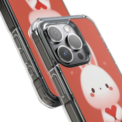 Bunny Holds Heart iPhone Case - Impact