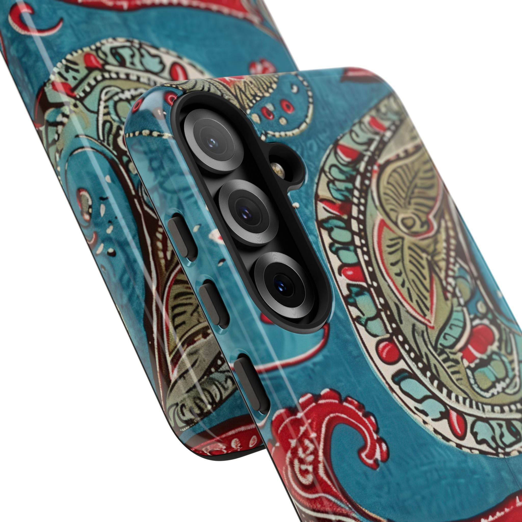 Paisley Floral Fusion Samsung S25 - Tough