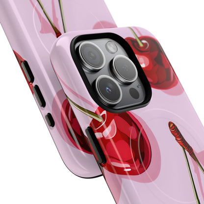 Glossy Cherry Burst iPhone 15 Pro Case - Tough+
