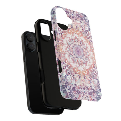 Purple Pink Mandala - Tough iPhone 16 Phone Case