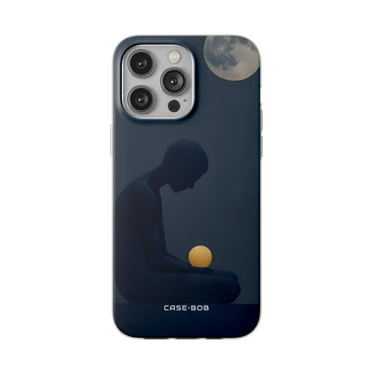 Moonlit Contemplation iPhone 14 Pro Max Case - Soft