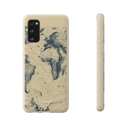 Vintage World Map | Biodegradable Phone Case