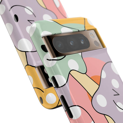 Playful Mushroom Friends - Google Pixel Case