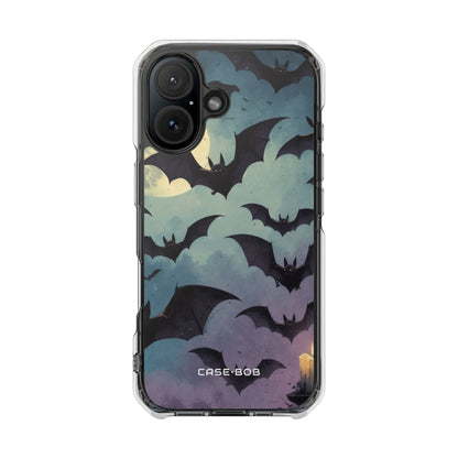 Glowing Bat Swarm iPhone 15 Case - Impact