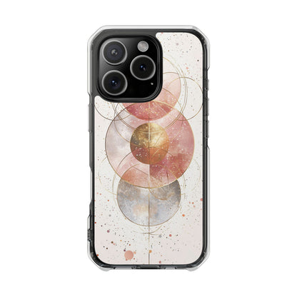 Circle Envelops Light iPhone Case - Impact