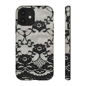 Lilrunge Gothic Flower - Protective Phone Case