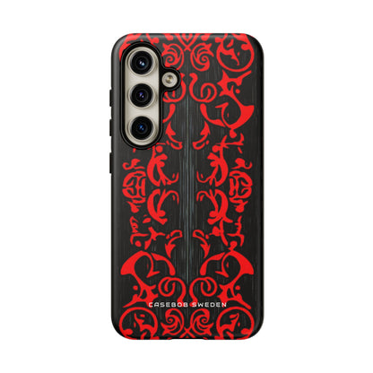 Gothic Crimson Symmetry Samsung S24 - Tough Phone Case