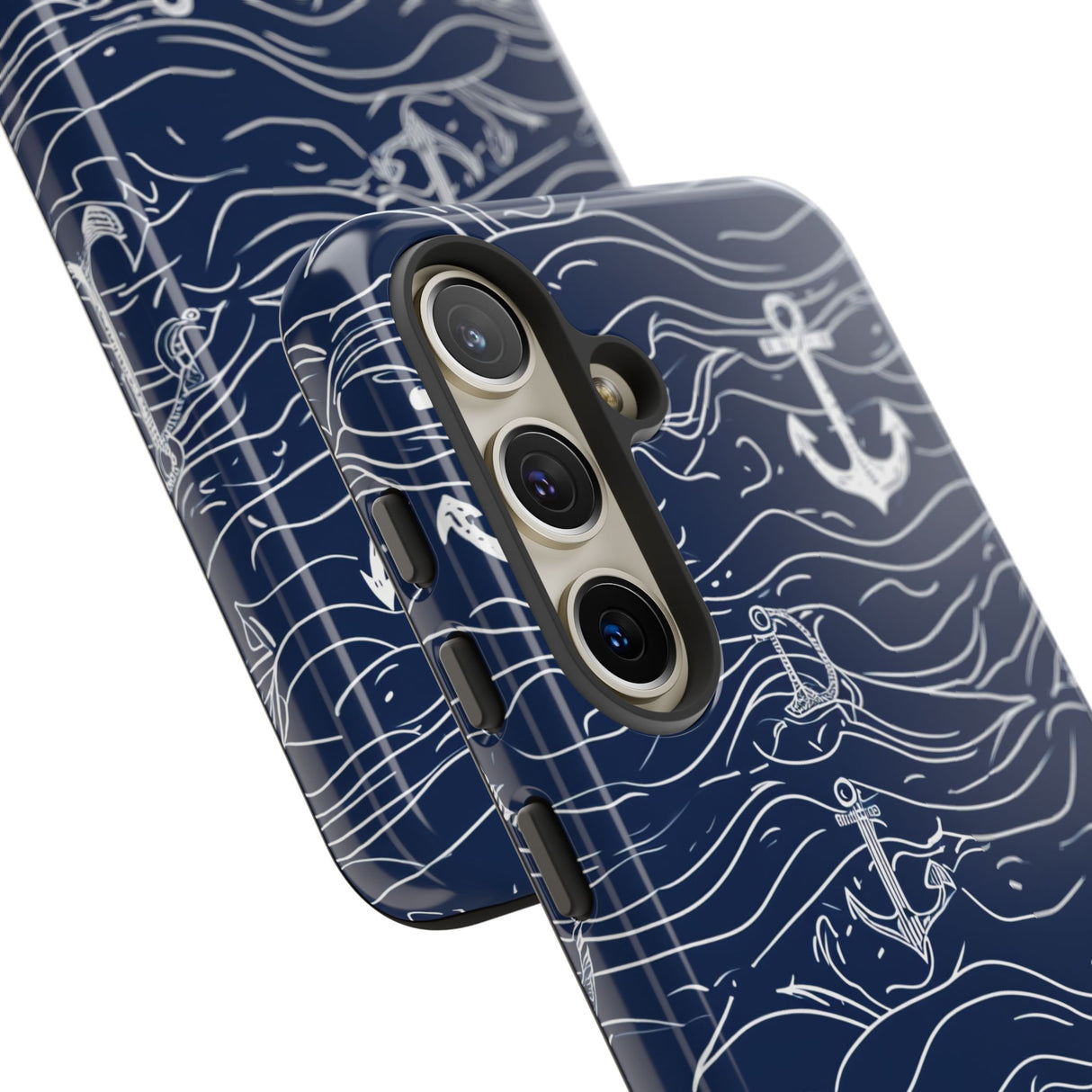 Nautical Whimsy: Anchors and Waves - For Samsung S24