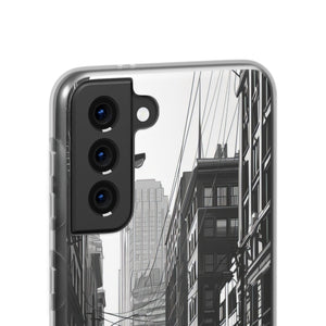 Noir Urban Serenity | Flexible Phone Case for Samsung Galaxy