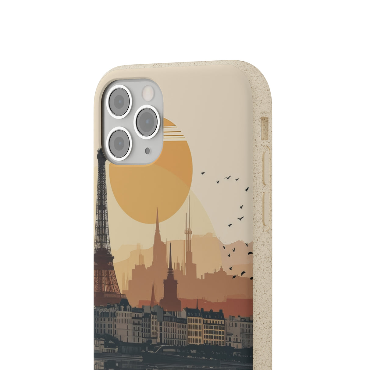 Parisian Sunset Serenity | Biodegradable Phone Case