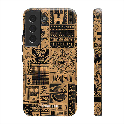 Tribal Faces Samsung S22 Case - Tough