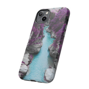 Purple Pine Forest - Protective Phone Case