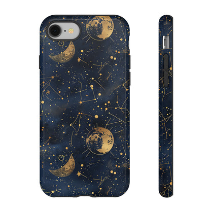 Celestial Zodiac Whispers - Protective Phone Case