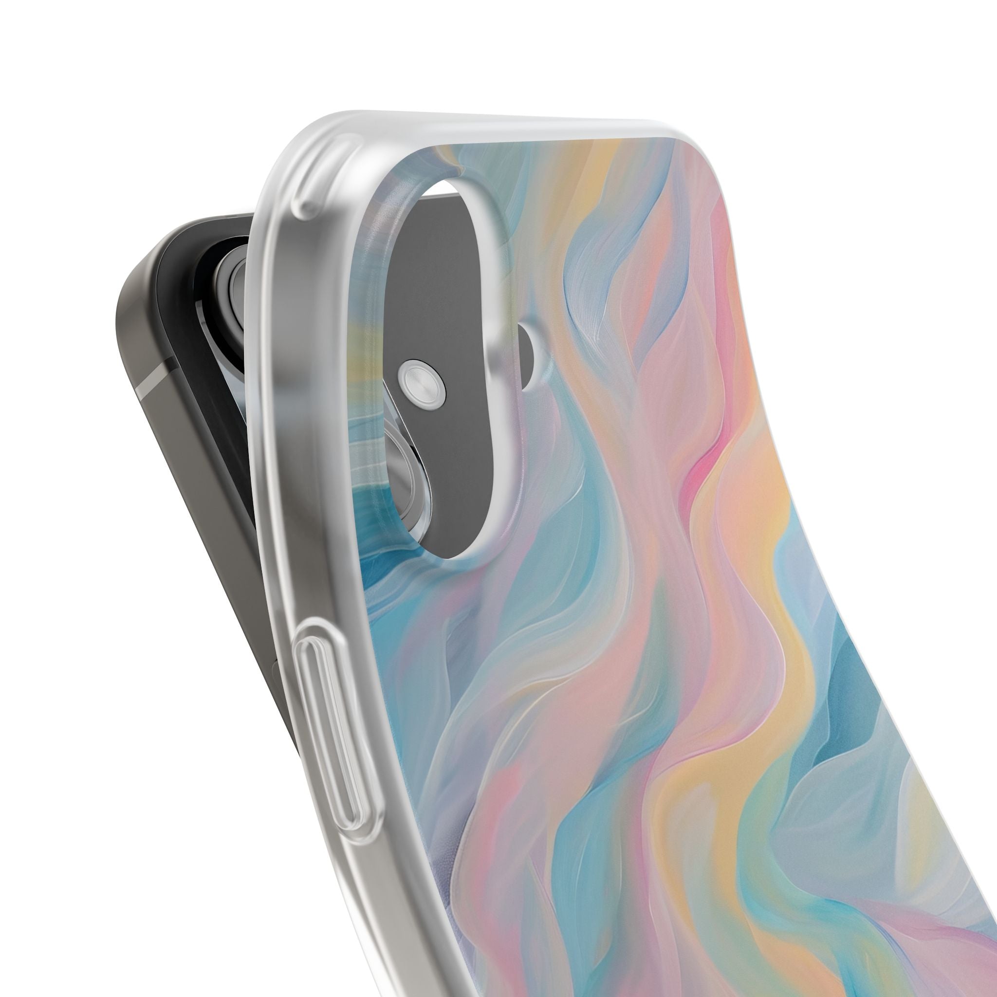 Dreamy Pastel Swirls - Flexi iPhone 16 Phone Case