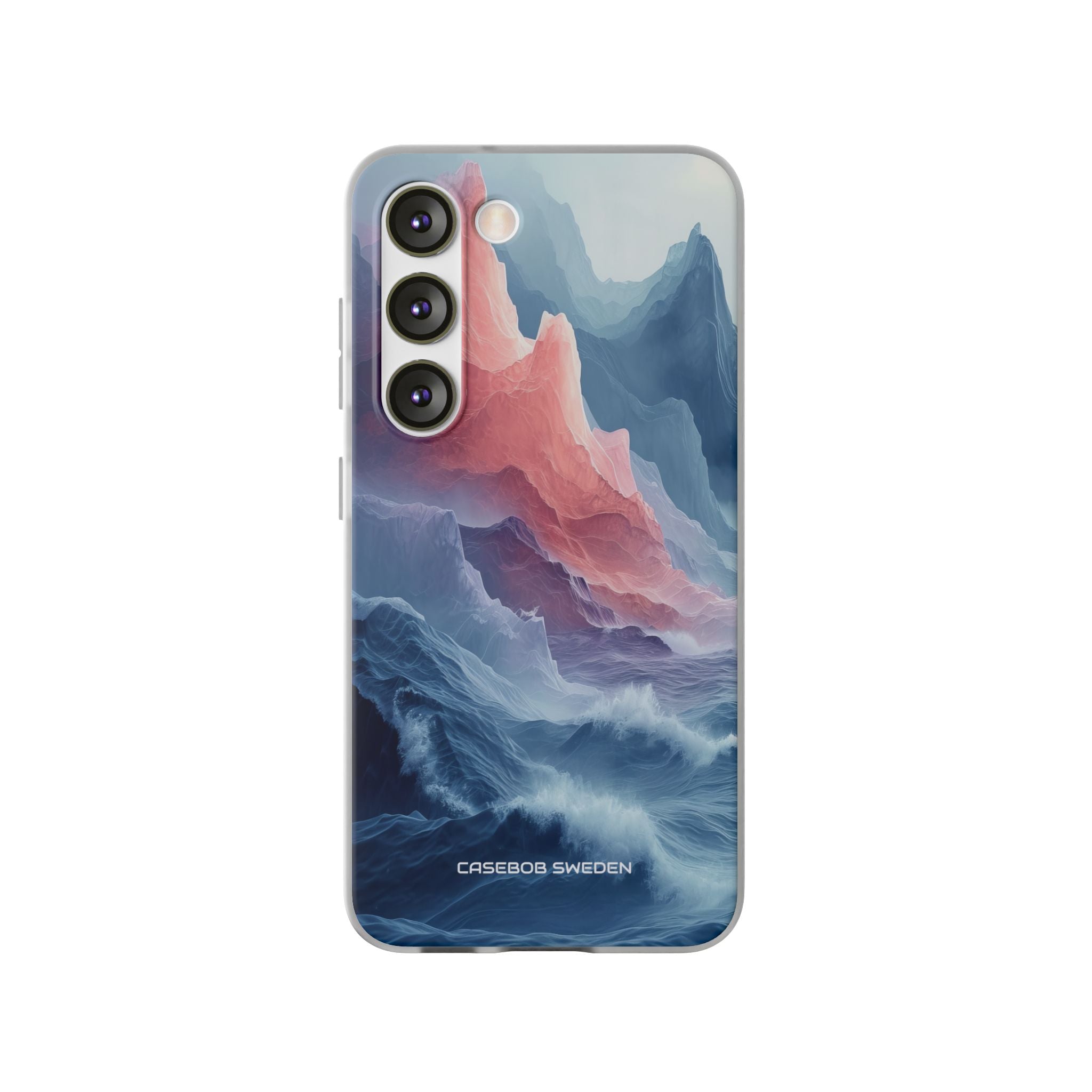 Mountain Wave Serenity - Flexi Samsung S23 Phone Case