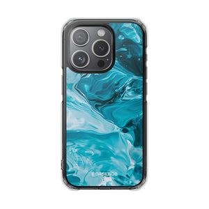 Turquoise Pantone  | Phone Case for iPhone (Clear Impact Case - Magnetic)