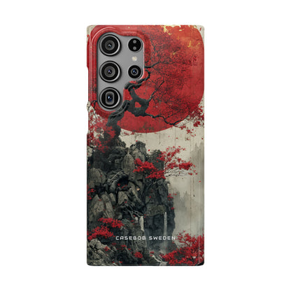 Zen Serenity in Red Harmony Samsung S23 - Slim Phone Case