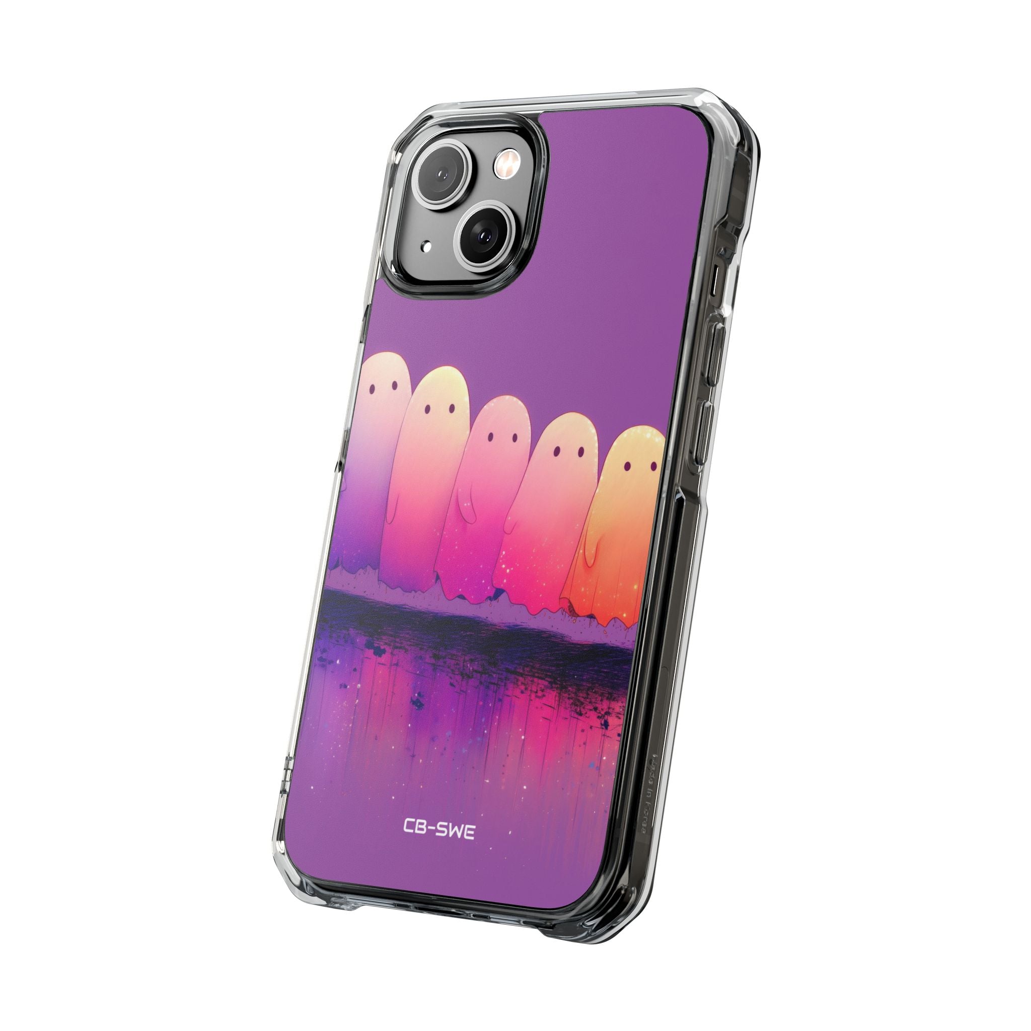 Ghosts Dance Playfully iPhone Case - Impact